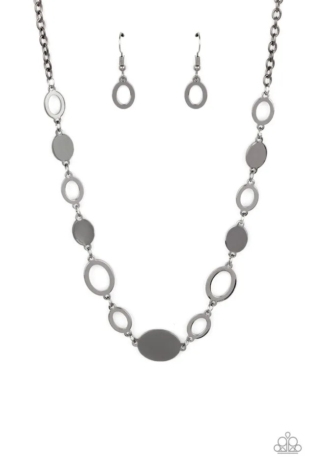 Paparazzi Necklace Working OVALtime Black Paparazzi Jewelry Necklaces Paparazzi Necklace Working OVALtime Black Paparazzi Jewelry Necklaces