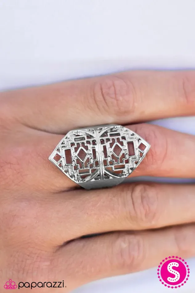 Paparazzi Ring Adorably Adobe Silver Paparazzi Jewelry Rings