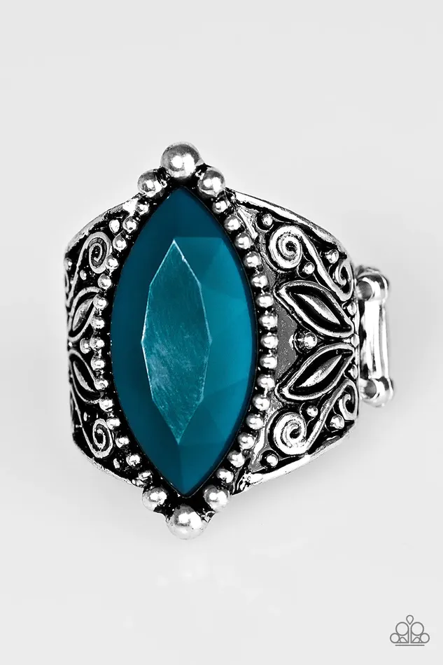 Paparazzi Ring Amazon Adventure Blue Paparazzi Jewelry Rings