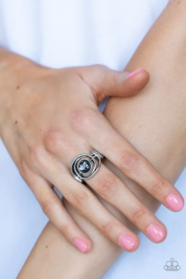 Paparazzi Ring Celestial Karma Black Paparazzi Jewelry Rings