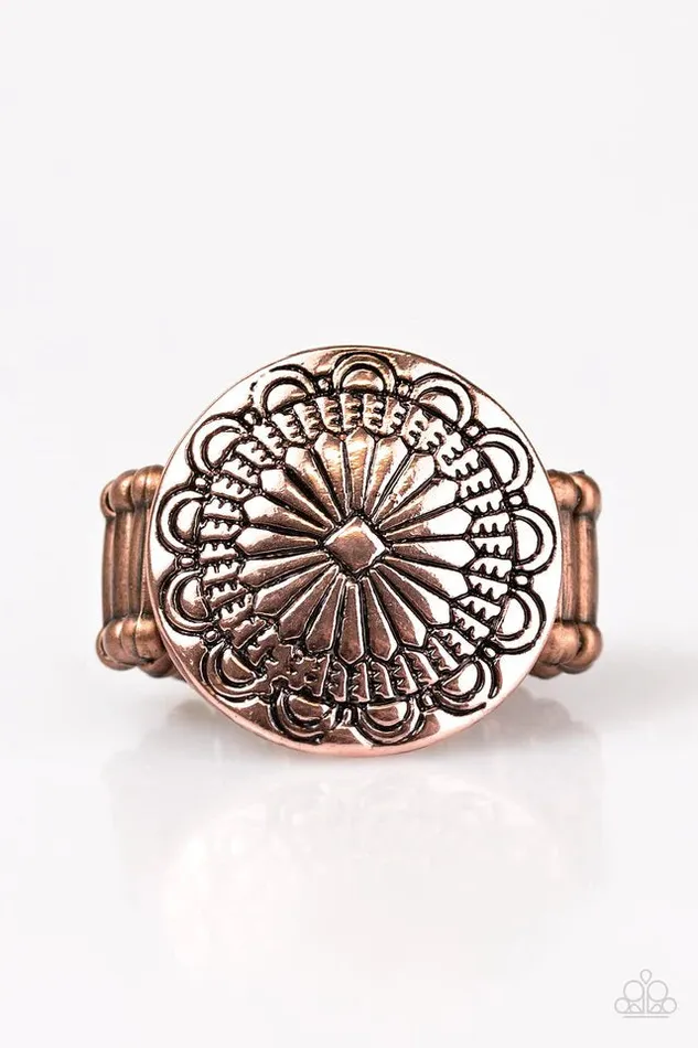 Paparazzi Ring Seasonal Spinster Copper Paparazzi Jewelry Rings
