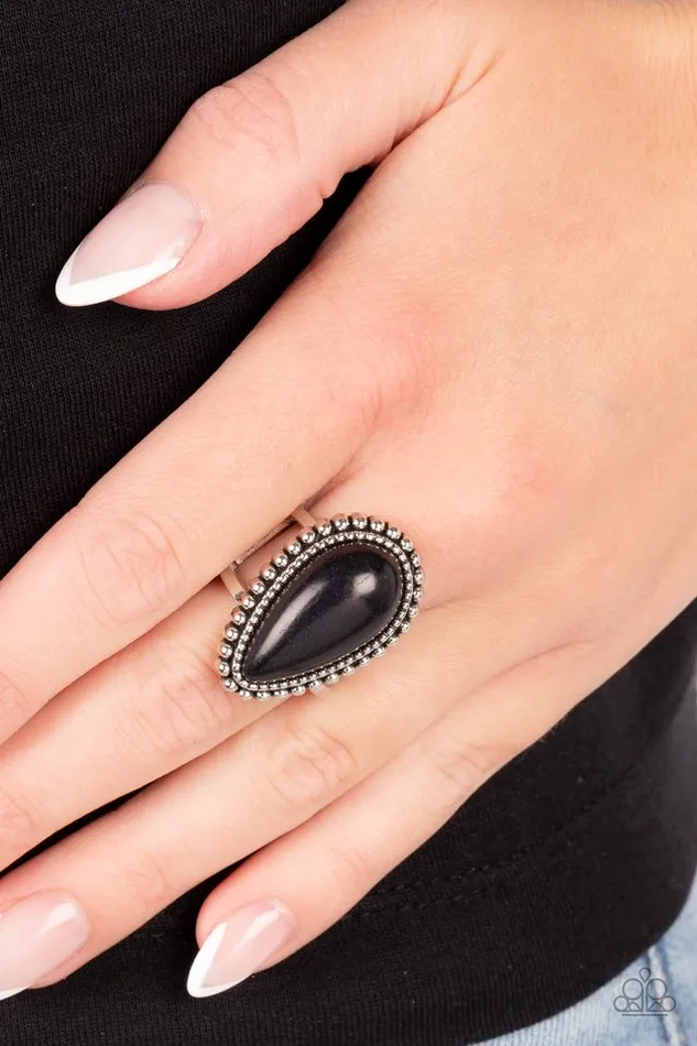 Paparazzi Ring Urban Elements Black Paparazzi Jewelry Rings