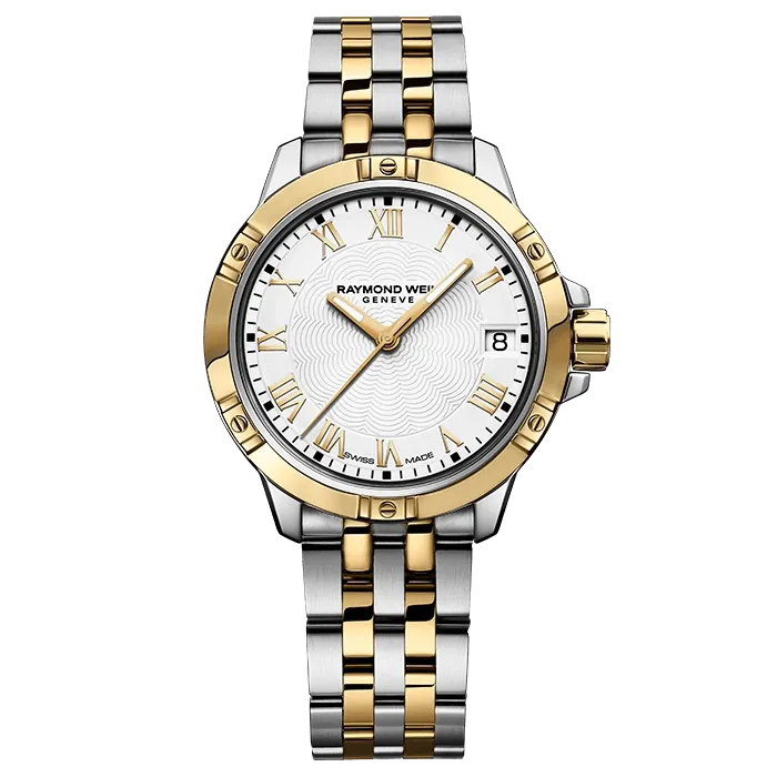Raymond Weil Rings Raymond Weil Tango Watch TwoTone White Roman Dial 30mm Quartz Raymond Weil Rings Raymond Weil Tango Watch TwoTone White Roman Dial 30mm Quartz