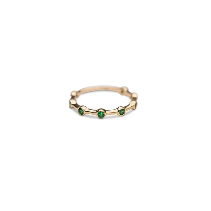 RG 14k Emerald Leo Ring Rings