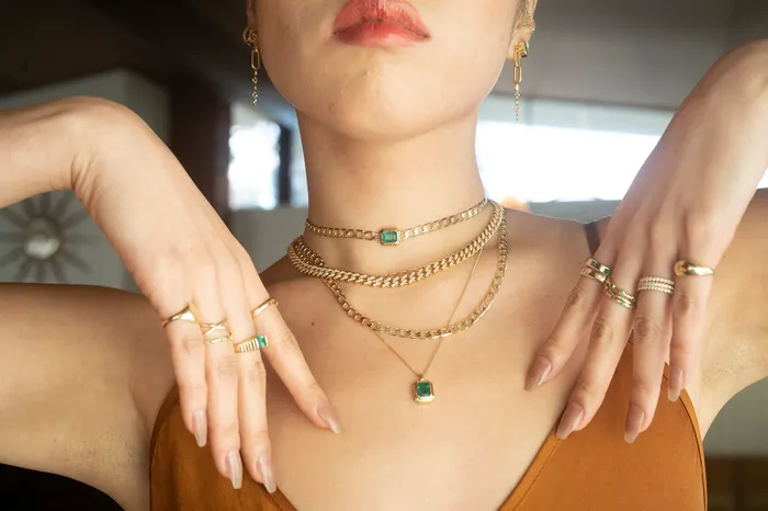 RG 14k Emerald Leo Ring Rings
