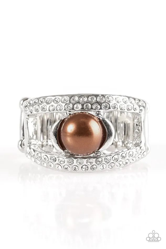 Rings Paparazzi Jewelry Paparazzi Ring Bank Run Brown