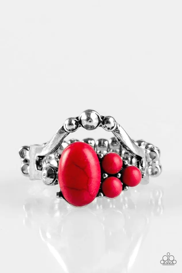 Rings Paparazzi Jewelry Paparazzi Ring BEAD What You Want To BEAD Red