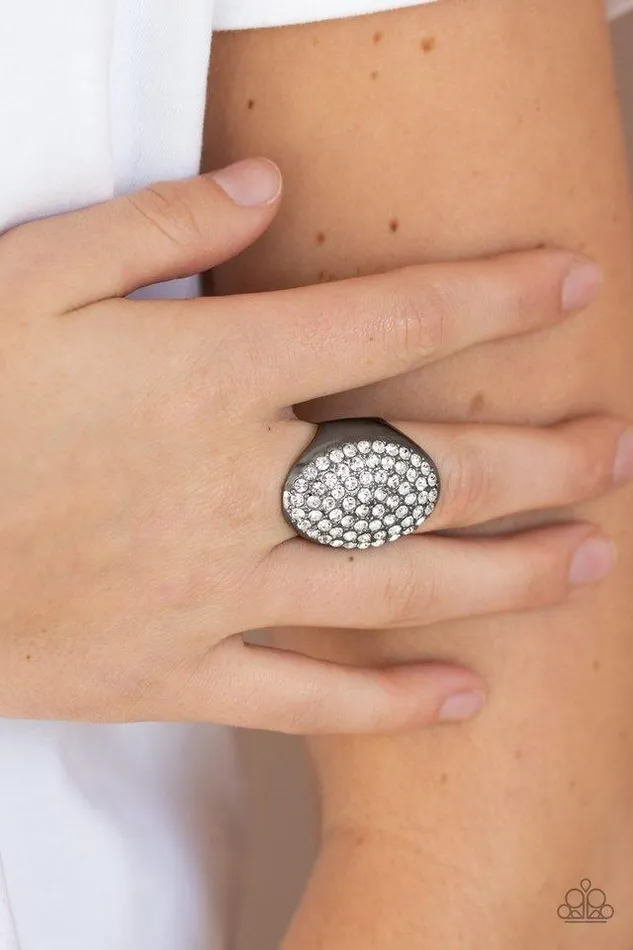 Rings Paparazzi Jewelry Paparazzi Ring Bling Scene Black