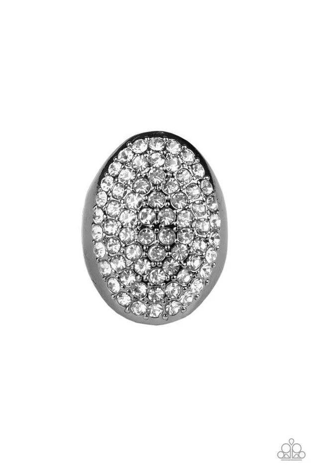 Rings Paparazzi Jewelry Paparazzi Ring Bling Scene Black