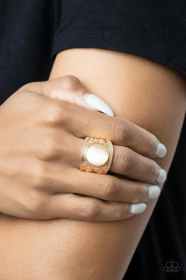 Rings Paparazzi Jewelry Paparazzi Ring Blooming Enchantment Gold