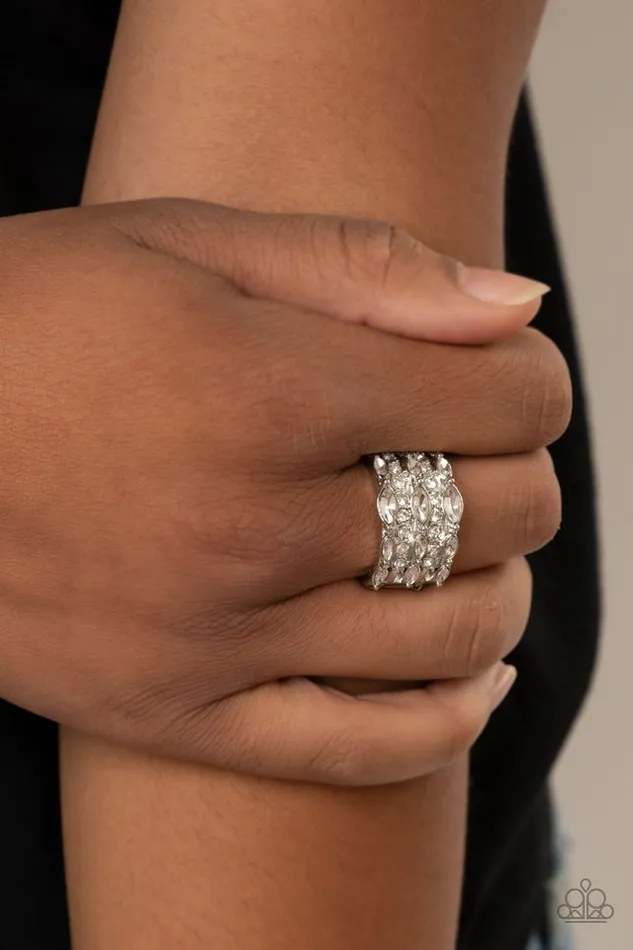 Rings Paparazzi Jewelry Paparazzi Ring Diva Diadem White