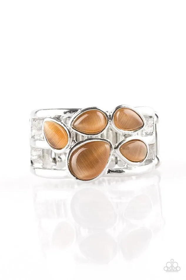 Rings Paparazzi Jewelry Paparazzi Ring Dreamy Glow Brown