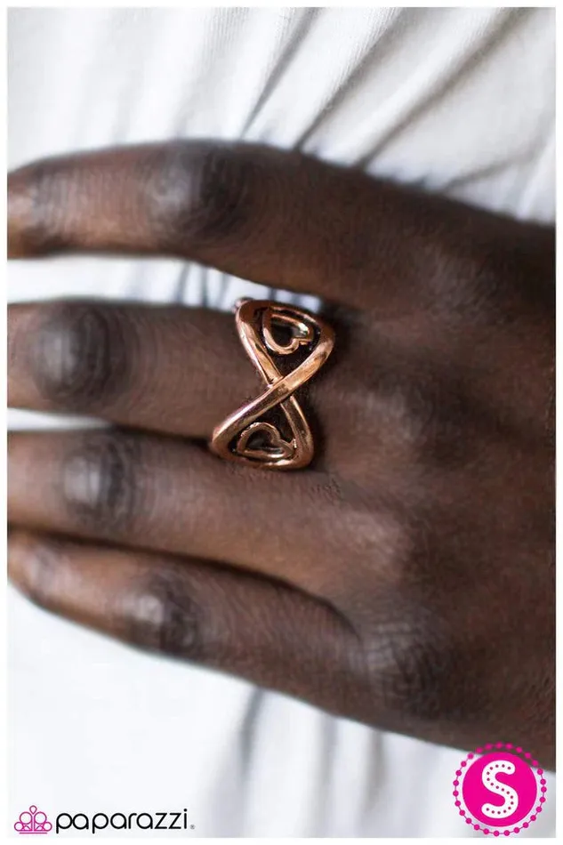 Rings Paparazzi Jewelry Paparazzi Ring Heart and Soul Copper