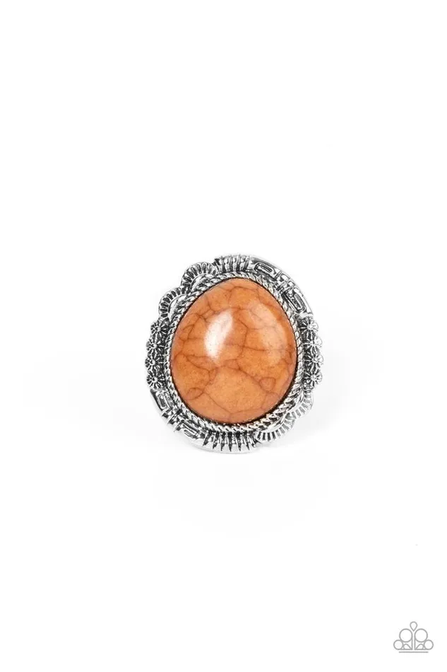 Rings Paparazzi Jewelry Paparazzi Ring Salt of the Earth Brown Rings Paparazzi Jewelry Paparazzi Ring Salt of the Earth Brown