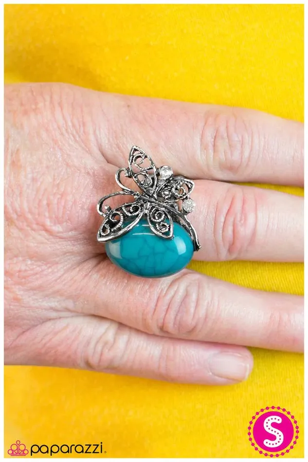 Rings Paparazzi Jewelry Paparazzi Ring Someday I Will Fly Away Blue