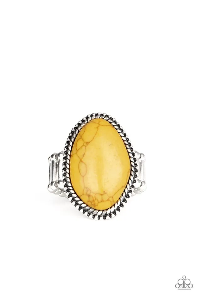 Rings Paparazzi Jewelry Paparazzi Ring Stone Samba Yellow Rings Paparazzi Jewelry Paparazzi Ring Stone Samba Yellow