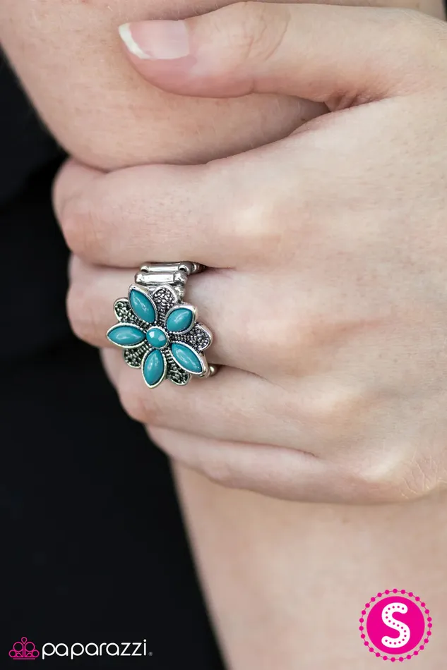 Rings Paparazzi Ring How DAISY Is That Blue Paparazzi Jewelry