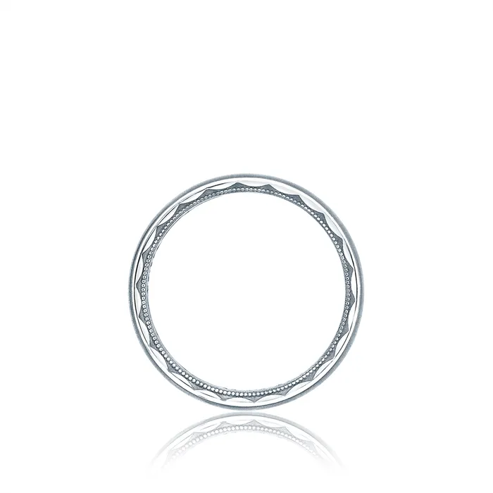 Rings Tacori Tacori Sculpted Crescent 18K White Gold Domed Brushed Mens Wedding Band 7mm Rings Tacori Tacori Sculpted Crescent 18K White Gold Domed Brushed Mens Wedding Band 7mm