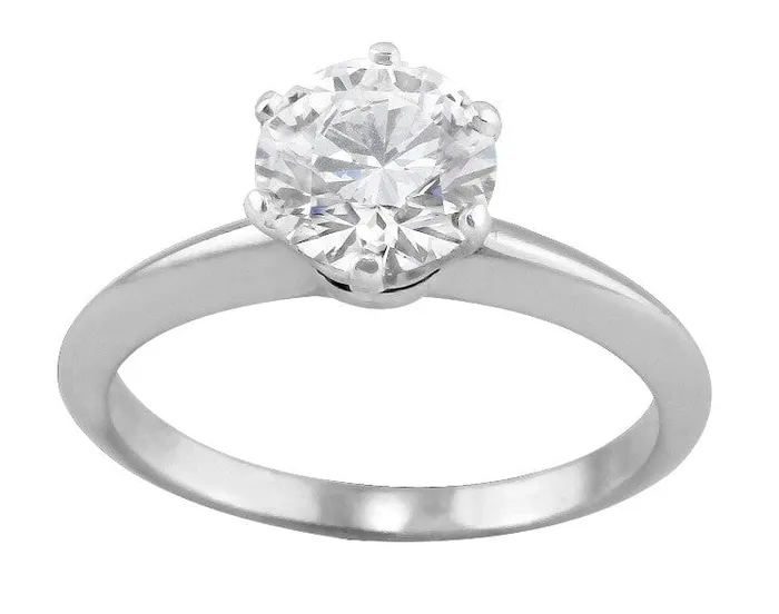 Rings Tiffany Co Estate Tiffany Co Platinum Diamond Solitaire Ring Rings Tiffany Co Estate Tiffany Co Platinum Diamond Solitaire Ring