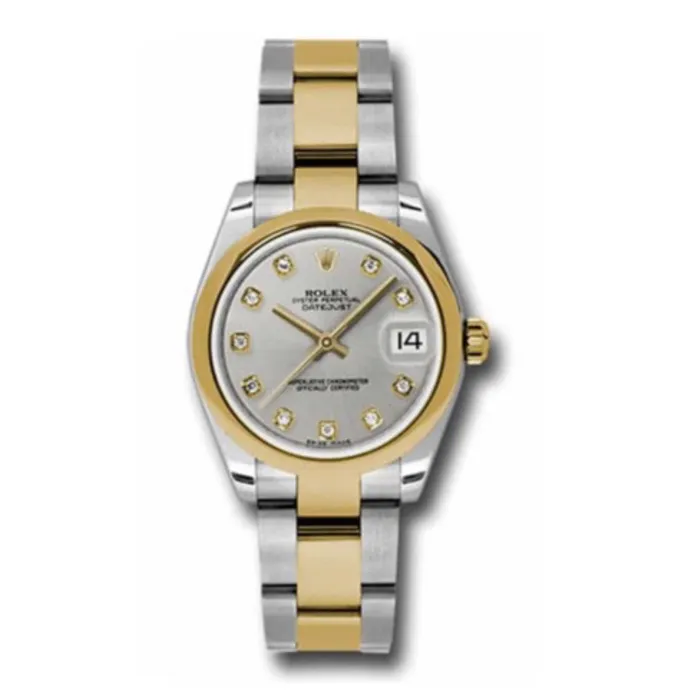 Rolex Bracelets Rolex Datejust 31mm Ref 178243 sdo Silver Diamond Dial Two Tone Stainless Steel 18K Yellow Gold Oyster Bracelet Womens Watch Rolex Bracelets Rolex Datejust 31mm Ref 178243 sdo Silver Diamond Dial Two Tone Stainless Steel 18K Yellow Gold Oyster Bracelet Womens Watch