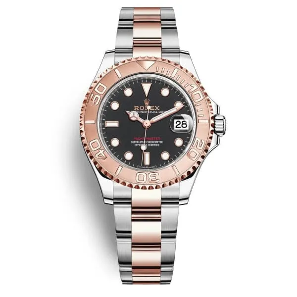 Rolex Bracelets Rolex Yachtmaster 37mm Ref 2686210004 Black Dial Two Tone Stainless Steel 18K Rose Gold Oyster Bracelet Watch Rolex Bracelets Rolex Yachtmaster 37mm Ref 2686210004 Black Dial Two Tone Stainless Steel 18K Rose Gold Oyster Bracelet Watch