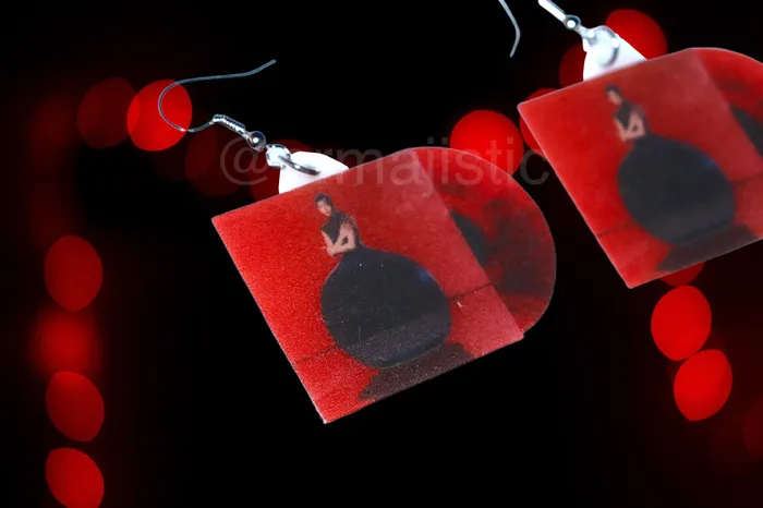 Sam Makes Things Rina Sawayama Hold the Girl Vinyl Album Handmade Earrings Earrings Sam Makes Things Rina Sawayama Hold the Girl Vinyl Album Handmade Earrings Earrings