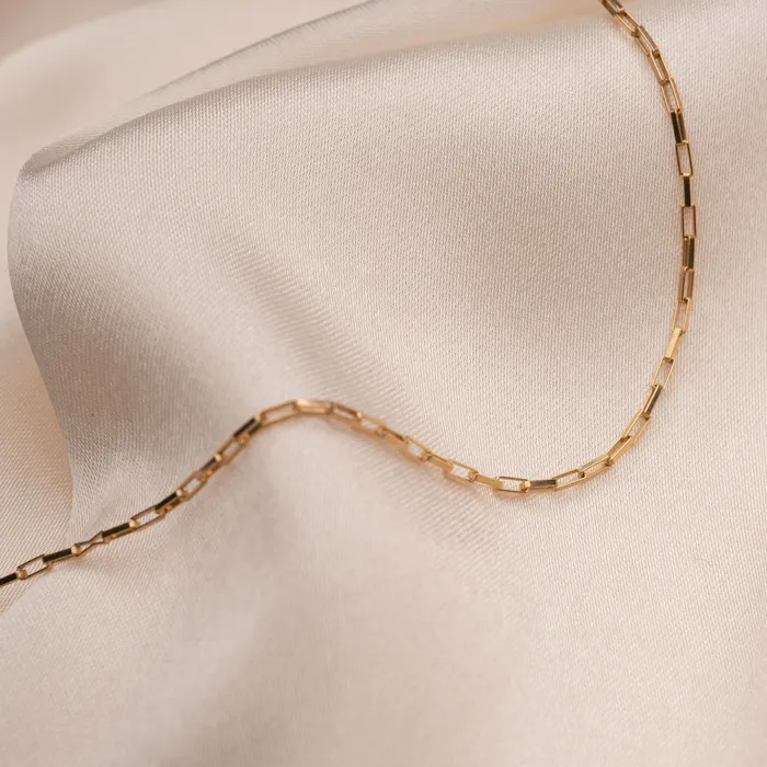 TheRoseGypsy Necklaces Gold Filled Thin Box Necklace