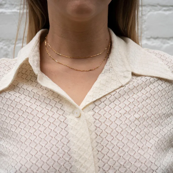TheRoseGypsy Necklaces Gold Filled Thin Box Necklace