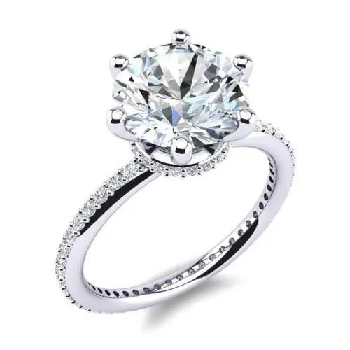 275 Carats Hidden Halo Natural Earth Mined Diamond Engagement Ring White Gold 14K New GB Rings 275 Carats Hidden Halo Natural Earth Mined Diamond Engagement Ring White Gold 14K New GB Rings