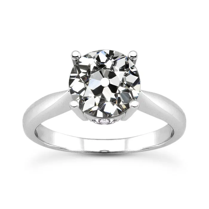 3 Stone Anniversary Ring Round Old Mine Cut Genuine Natural Earth Mined Diamond 350 Carats HarryChadEntcom Rings 3 Stone Anniversary Ring Round Old Mine Cut Genuine Natural Earth Mined Diamond 350 Carats HarryChadEntcom Rings