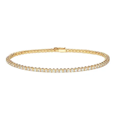 420 Carats Brilliant Cut Natural Earth Mined Diamonds Tennis Bracelet Yellow Gold 14K GB Bracelets 420 Carats Brilliant Cut Natural Earth Mined Diamonds Tennis Bracelet Yellow Gold 14K GB Bracelets