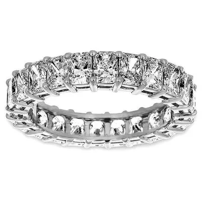 440 Carats Princess Cut Natural Earth Mined Diamond Band White Gold Women Jewelry GB Rings 440 Carats Princess Cut Natural Earth Mined Diamond Band White Gold Women Jewelry GB Rings