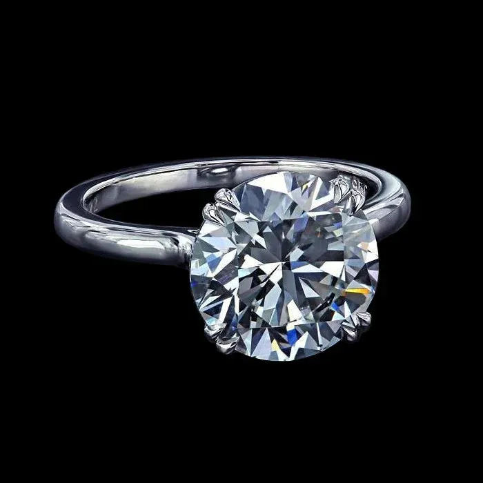 5 Carat Natural Earth Mined Diamond Solitaire Ring GB Rings