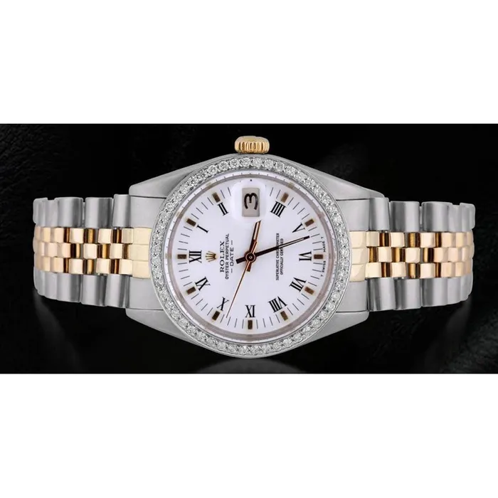 Bracelets GB Rolex Date Mens Watch Two Tone Jubilee Bracelet Diamond Bezel Bracelets GB Rolex Date Mens Watch Two Tone Jubilee Bracelet Diamond Bezel