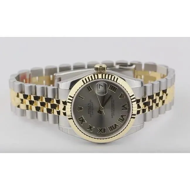 Bracelets GB Rolex Roman Dial Jubilee Bracelet Datejust Midsize Watch Ss Gold Bracelets GB Rolex Roman Dial Jubilee Bracelet Datejust Midsize Watch Ss Gold