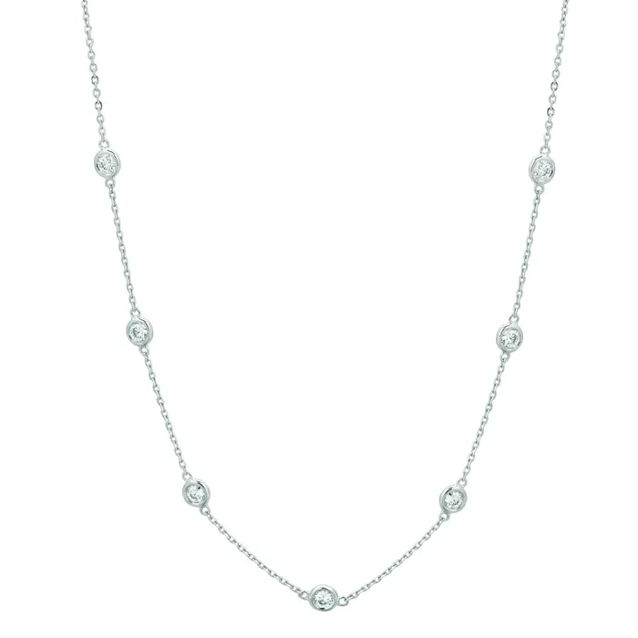 Casual Chain Natural Earth Mined Diamond Necklace GB Necklaces