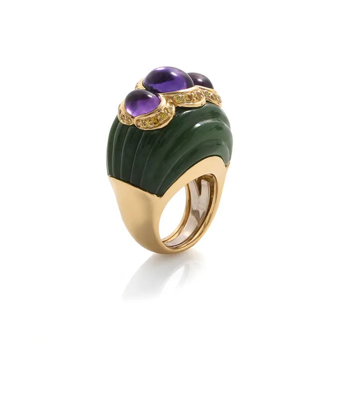 David Webb Rings Topping Ring