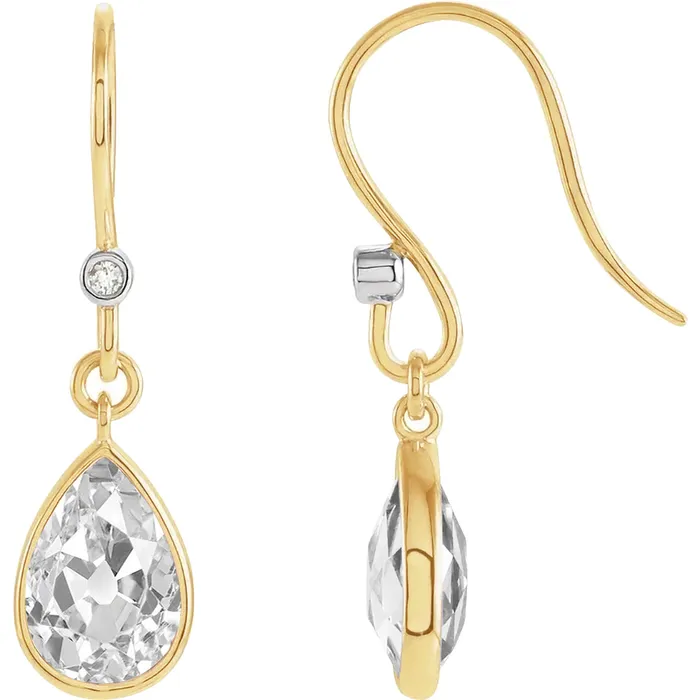 Earrings Two Tone Genuine Diamond Pear Old Miner Dangle Earrings Bezel Set 425 Carats HarryChadEntcom Earrings Two Tone Genuine Diamond Pear Old Miner Dangle Earrings Bezel Set 425 Carats HarryChadEntcom