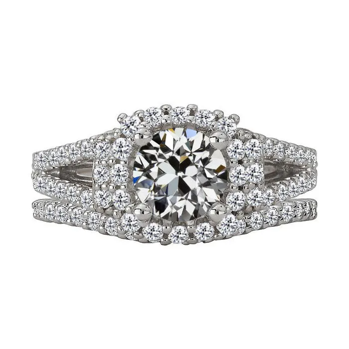 Engagement Ring Set Old Miner Genuine Diamond 350 Carats White Gold HarryChadEntcom Rings Engagement Ring Set Old Miner Genuine Diamond 350 Carats White Gold HarryChadEntcom Rings