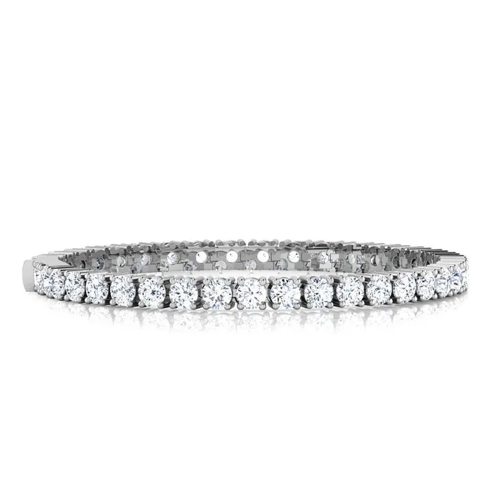 GB Bracelets 8 Ct Round Brilliant Natural Earth Mined Diamond Tennis Bracelet Solid Gold 14K GB Bracelets 8 Ct Round Brilliant Natural Earth Mined Diamond Tennis Bracelet Solid Gold 14K
