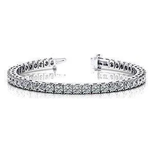 GB Bracelets Real Round Brilliant Natural Earth Mined Diamond Tennis Bracelet 810 Carat WG 14K GB Bracelets Real Round Brilliant Natural Earth Mined Diamond Tennis Bracelet 810 Carat WG 14K