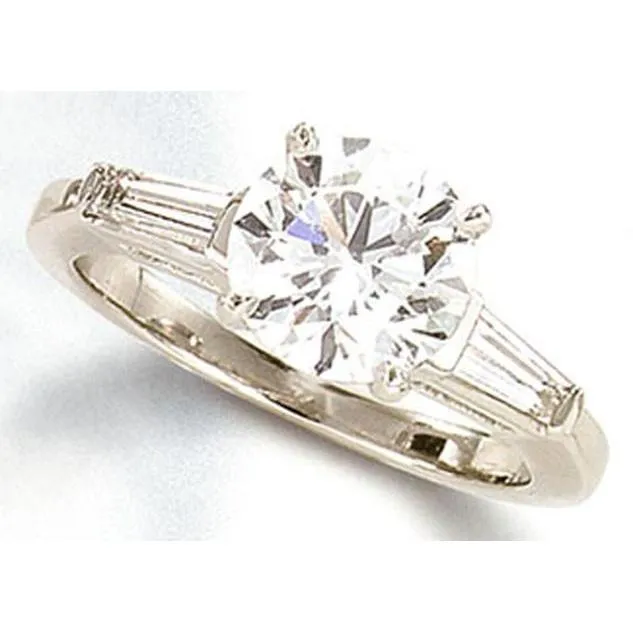 GB Rings 210 Ct Natural Earth Mined Diamond Engagement Three Stone Ring White Gold Jewelry GB Rings 210 Ct Natural Earth Mined Diamond Engagement Three Stone Ring White Gold Jewelry