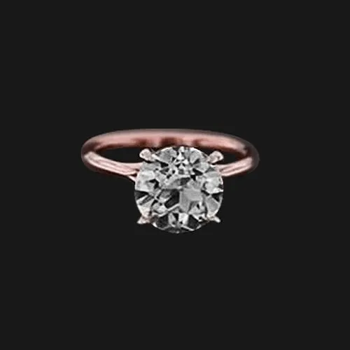 GB Rings 2 Ct Old Miner Natural Earth Mined Diamond Interlocking Solitaire Ring GB Rings 2 Ct Old Miner Natural Earth Mined Diamond Interlocking Solitaire Ring