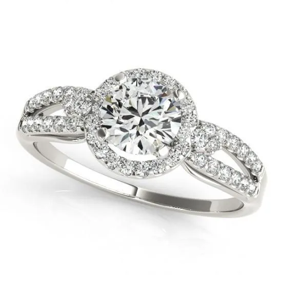 GB Rings Halo Round Natural Earth Mined Diamond Engagement Ring Split Shank 150 Carat WG 14K GB Rings Halo Round Natural Earth Mined Diamond Engagement Ring Split Shank 150 Carat WG 14K