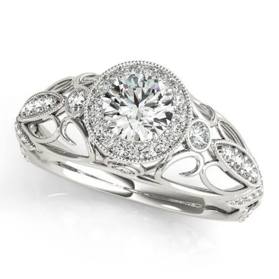 GB Rings Round Natural Earth Mined Diamond Engagement Anniversary 110 Carat Fancy Ring WG 14K GB Rings Round Natural Earth Mined Diamond Engagement Anniversary 110 Carat Fancy Ring WG 14K
