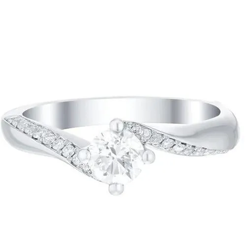 GB Rings Sparkling Round Cut 250 Ct Natural Earth Mined Diamond Anniversary Ring White Gold 14K GB Rings Sparkling Round Cut 250 Ct Natural Earth Mined Diamond Anniversary Ring White Gold 14K