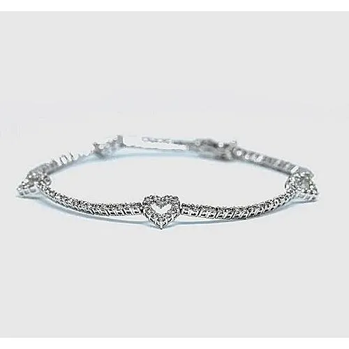 GB Round Natural Earth Mined Diamond Tennis Bracelet 250 Carats F G VS1 White Gold 14K Bracelets GB Round Natural Earth Mined Diamond Tennis Bracelet 250 Carats F G VS1 White Gold 14K Bracelets
