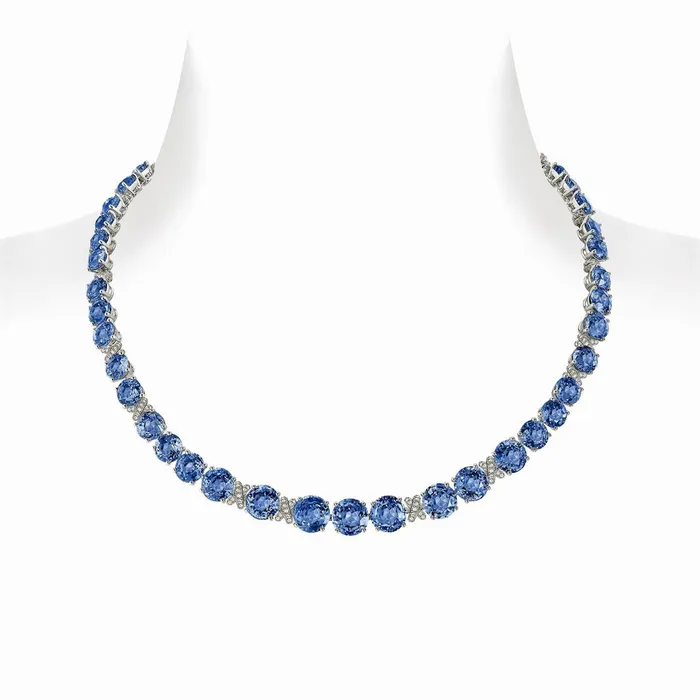 GB Sri Lanka Blue Sapphire Natural Earth Mined Diamonds 3925 Carats Necklace Gold 14K Necklaces GB Sri Lanka Blue Sapphire Natural Earth Mined Diamonds 3925 Carats Necklace Gold 14K Necklaces