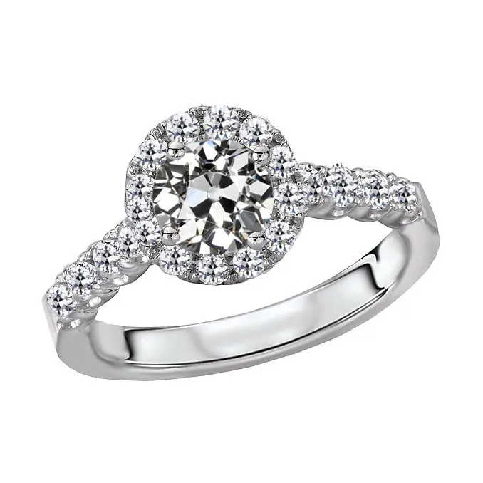 HarryChadEntcom Halo Ring Round Old Miner Natural Earth Mined Diamond 6 Carats Womens Jewelry Rings HarryChadEntcom Halo Ring Round Old Miner Natural Earth Mined Diamond 6 Carats Womens Jewelry Rings
