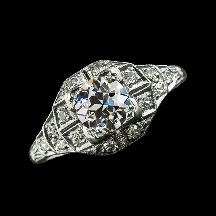 HarryChadEntcom Rings Engagement Ring Old Cut Round Natural Earth Mined Diamonds 3 Carats 14K Gold Jewelry HarryChadEntcom Rings Engagement Ring Old Cut Round Natural Earth Mined Diamonds 3 Carats 14K Gold Jewelry
